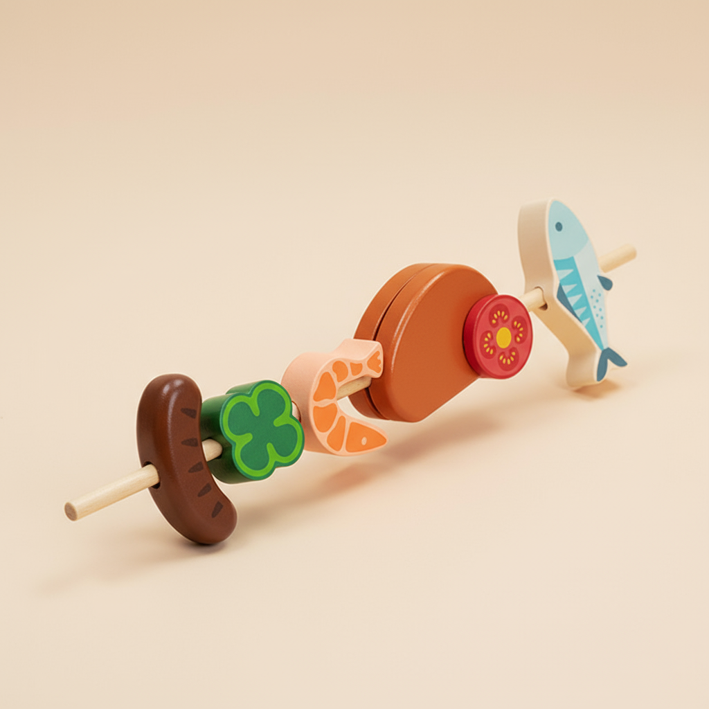 Wooden Campfire Play Set
