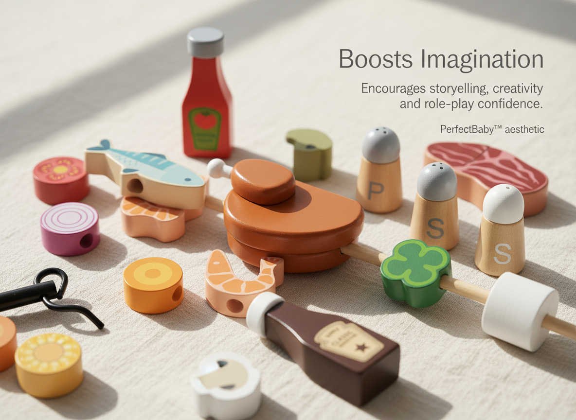 Wooden Campfire Play Set