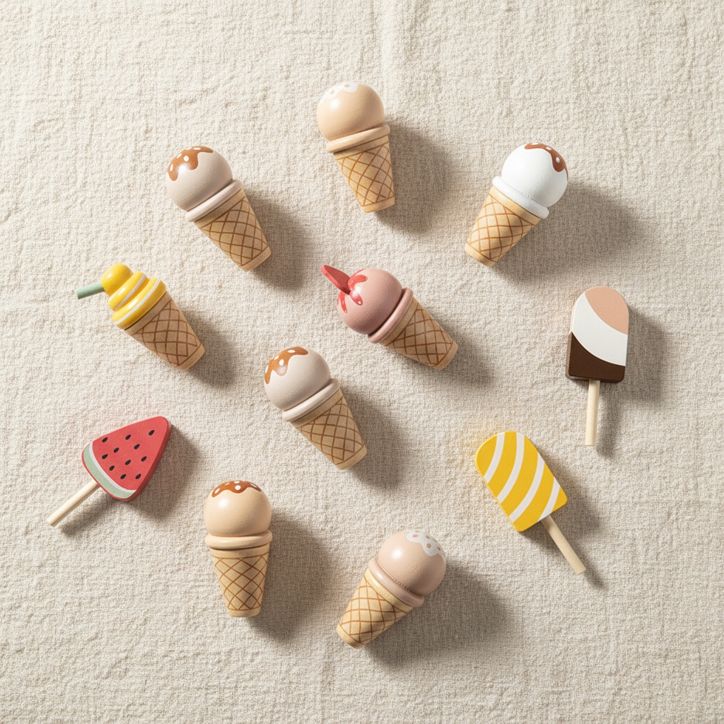 Wooden Ice Cream Shop