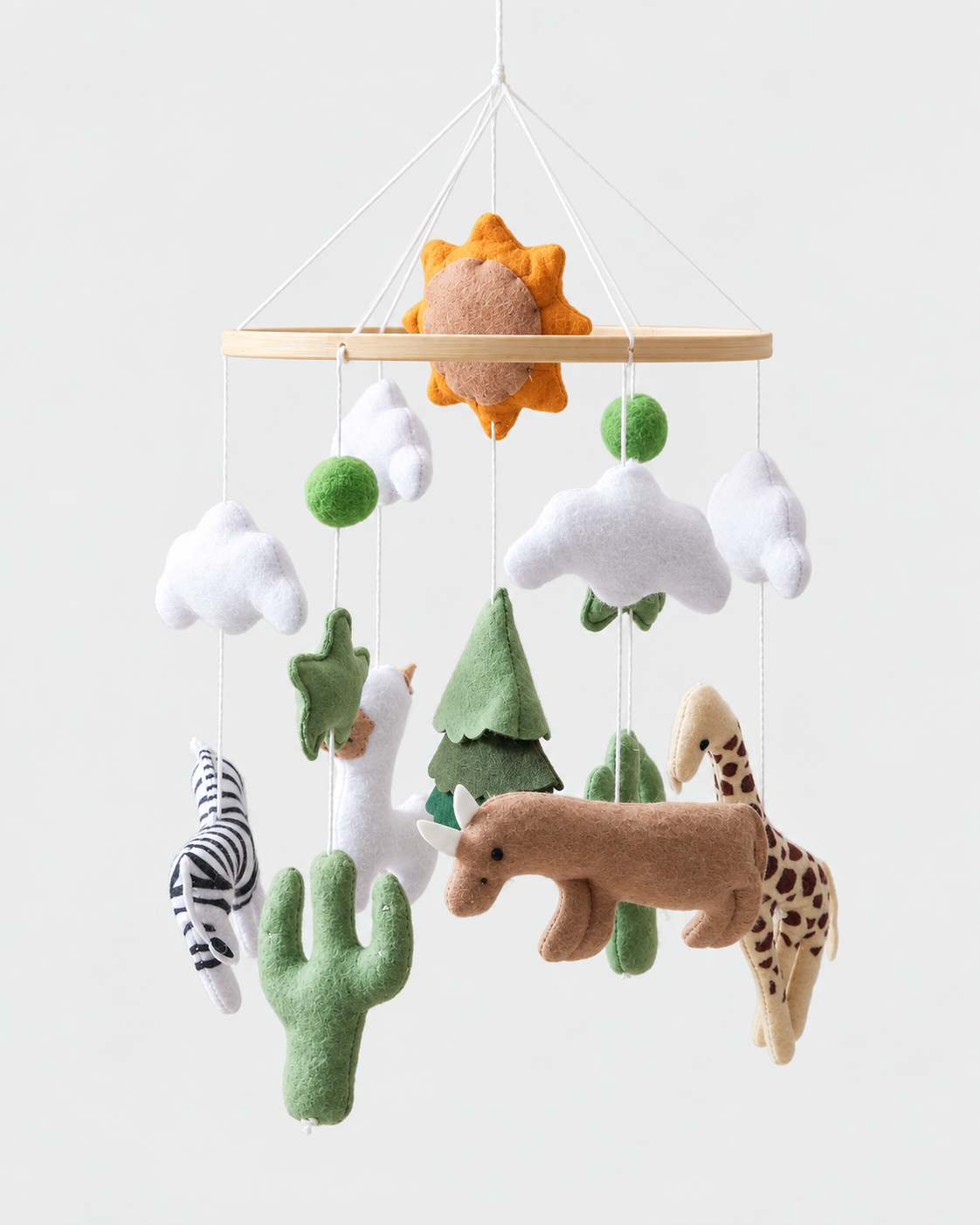 Sun Forest Felt Mobile