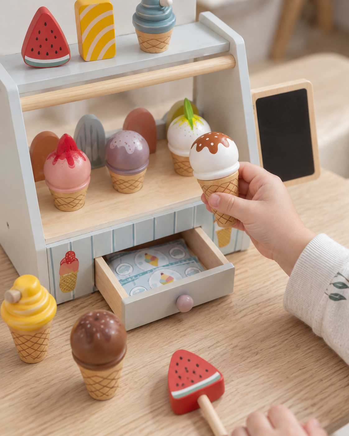 Wooden Ice Cream Shop