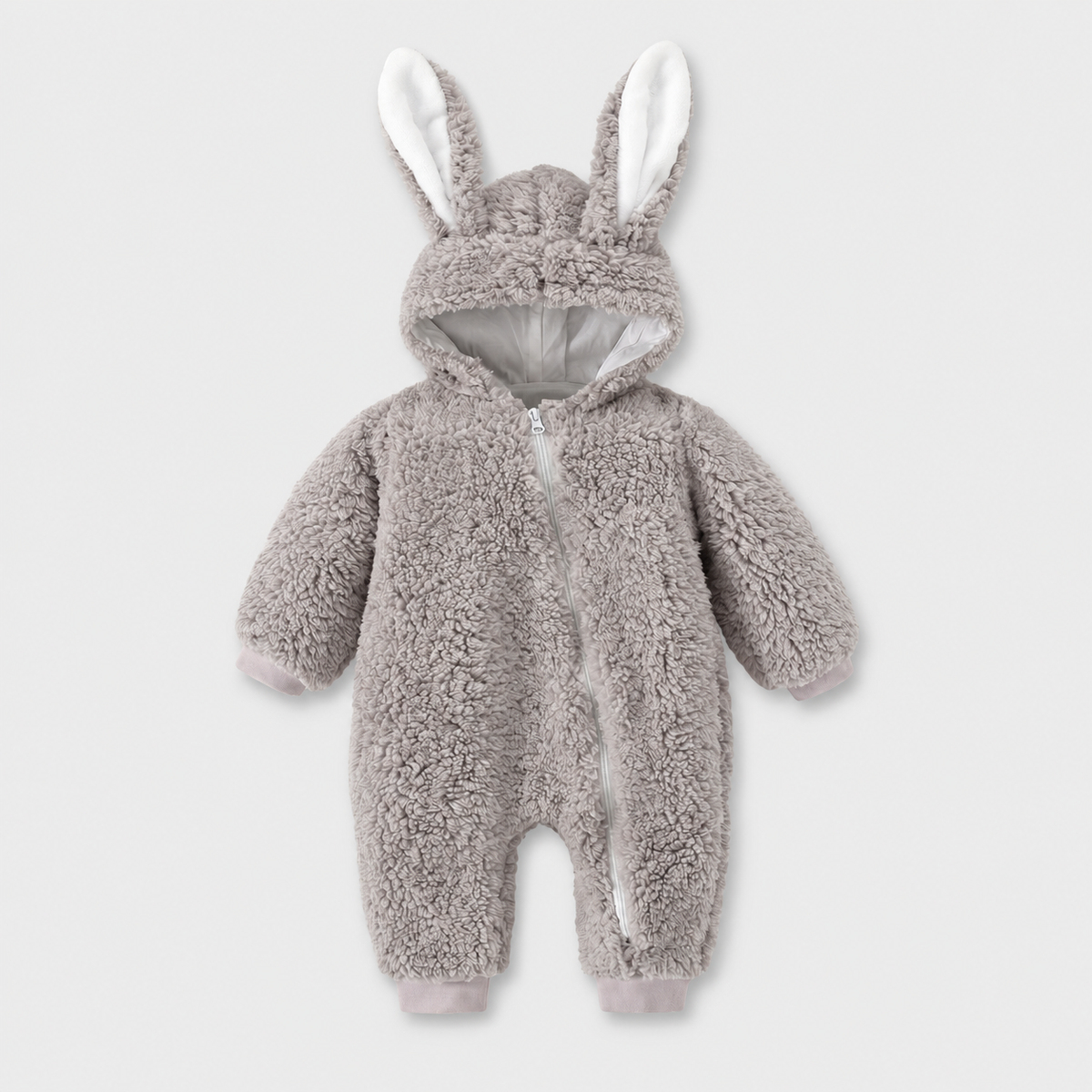 Bunny Ear Fleece Romper