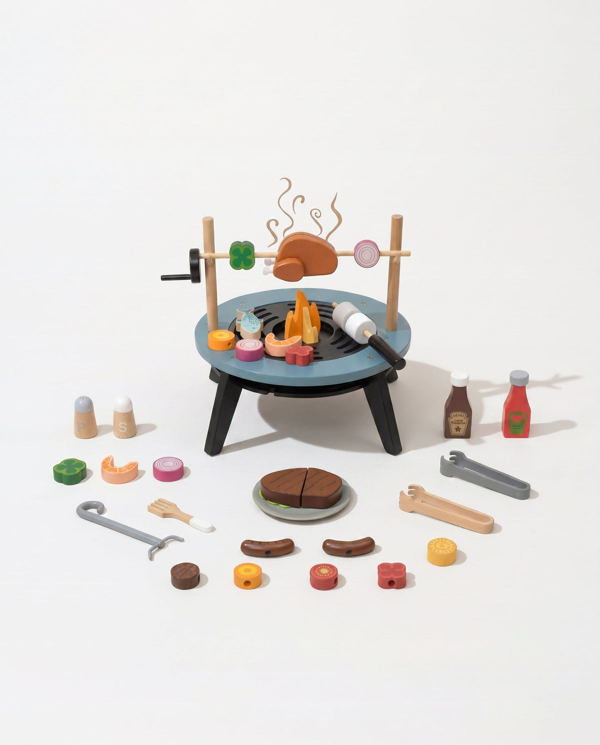 Wooden Campfire Play Set