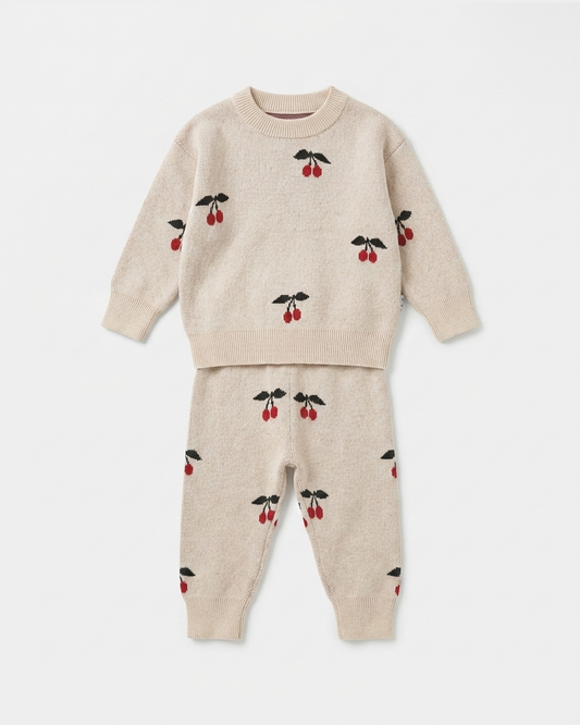 Cherry Knit Outfit