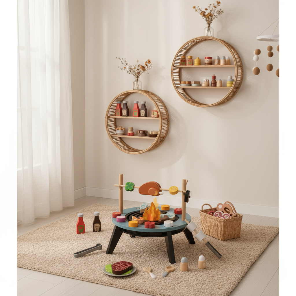 Wooden Campfire Play Set