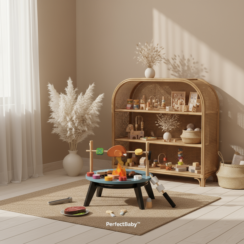 Wooden Campfire Play Set