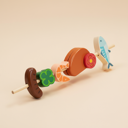 Wooden Campfire Play Set