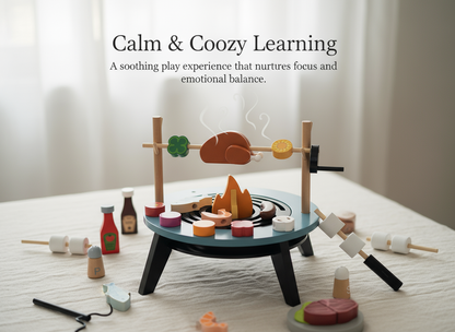 Wooden Campfire Play Set