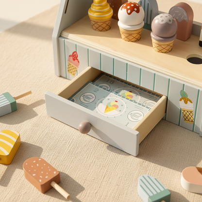 Wooden Ice Cream Shop