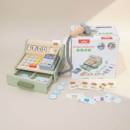 Wooden Cash Register