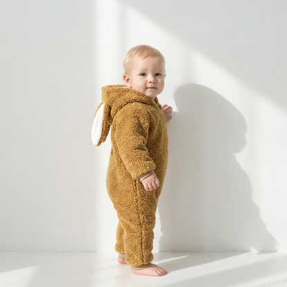 Bunny Ear Fleece Romper