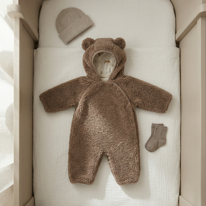 Teddy Hooded Jumpsuit