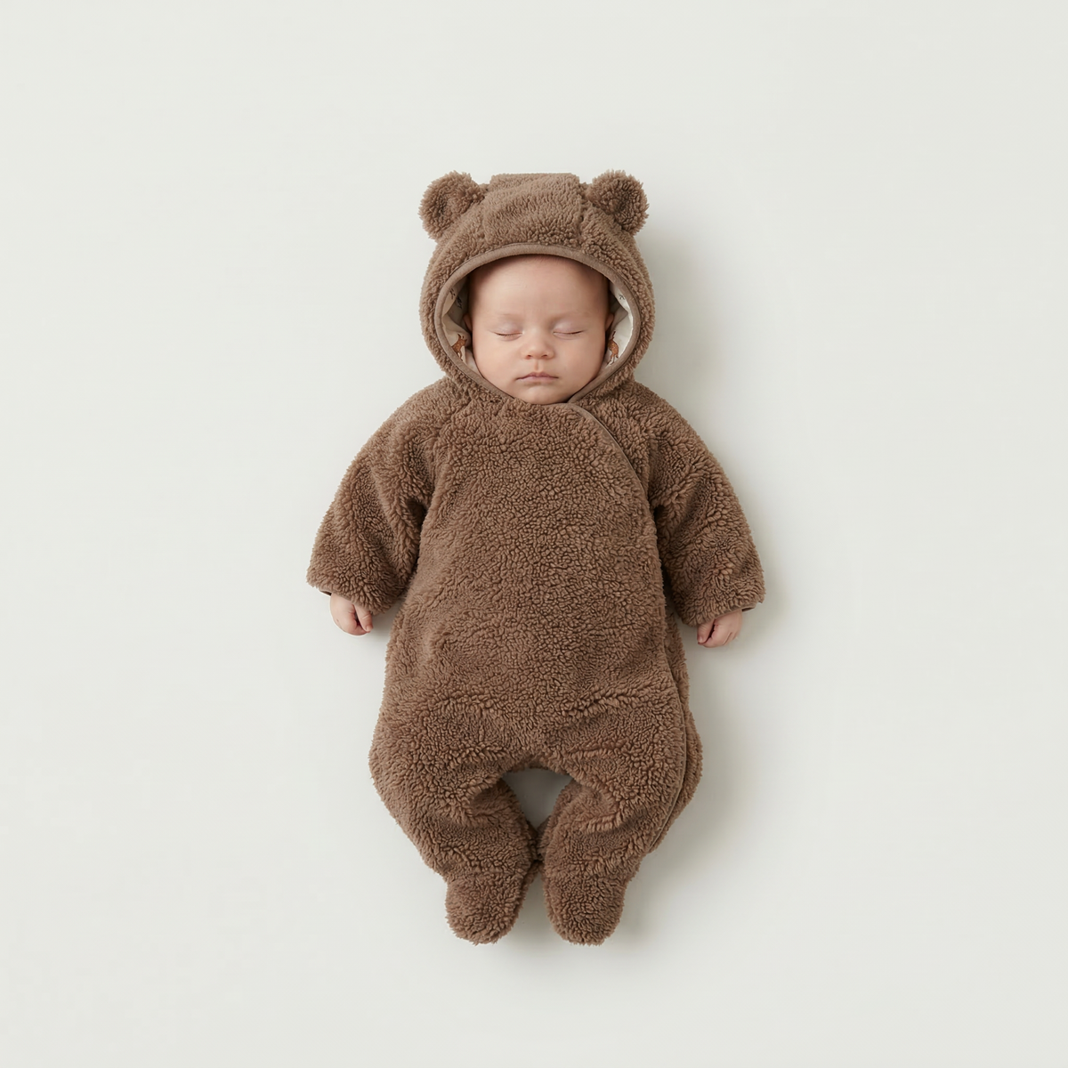 Teddy Hooded Jumpsuit
