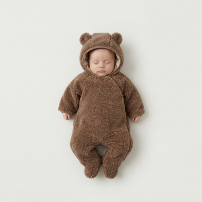 Teddy Hooded Jumpsuit