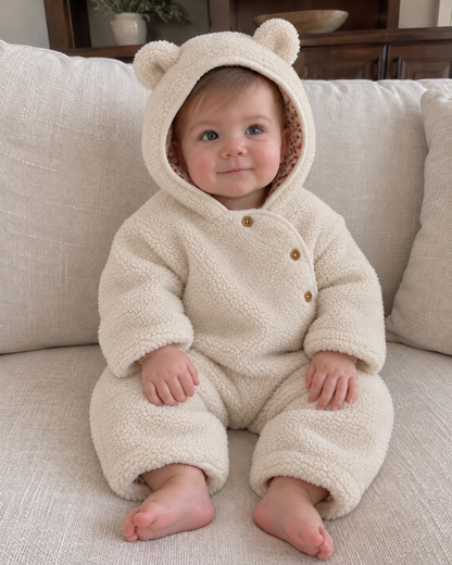 Teddy Hooded Jumpsuit