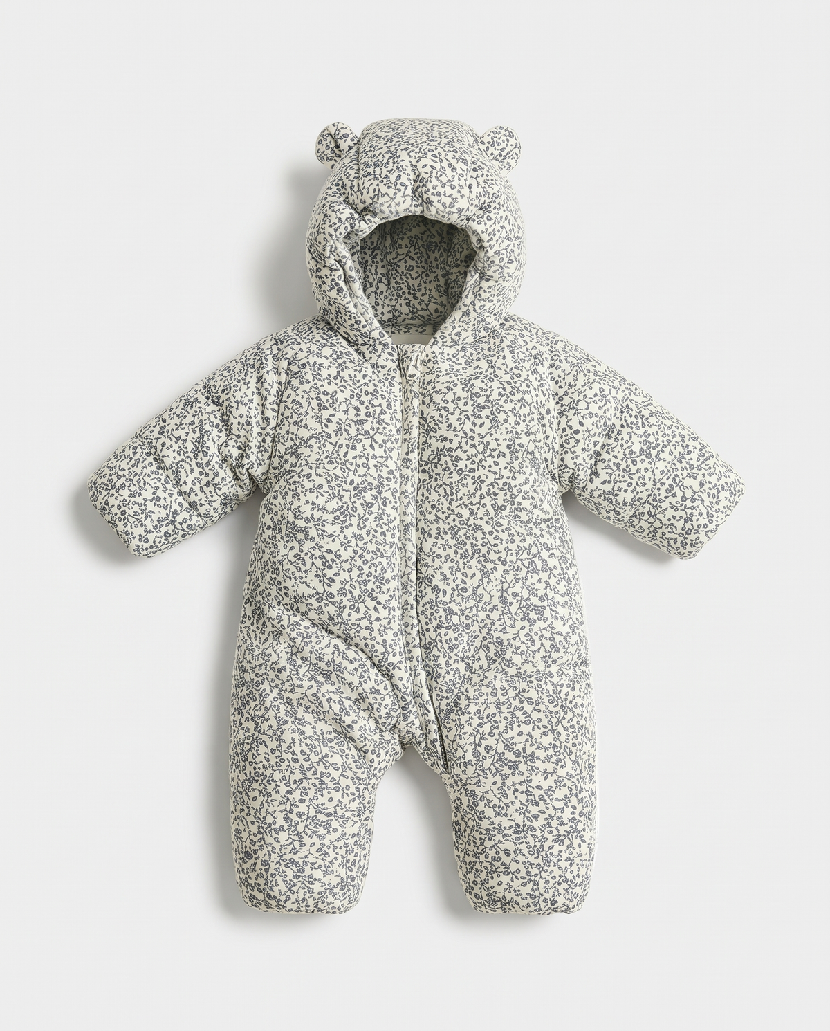 Nordic Print Hooded Romper