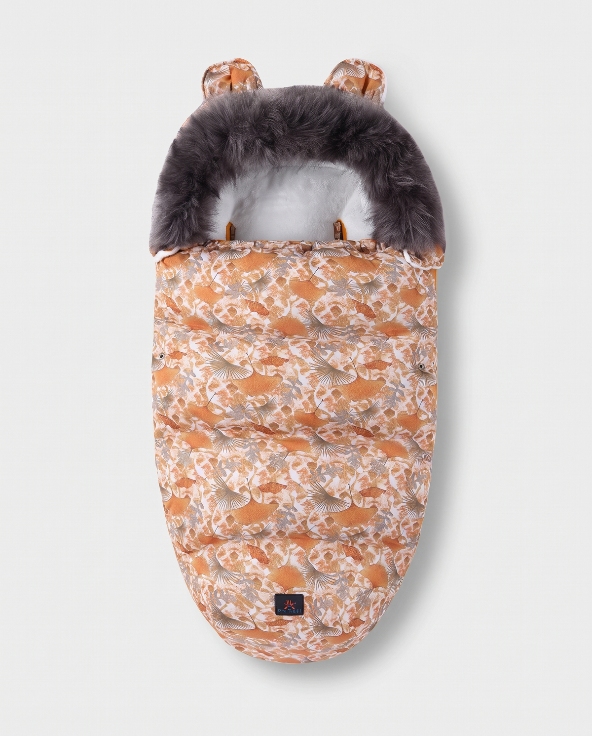 Patterned Faux-Fur Footmuff