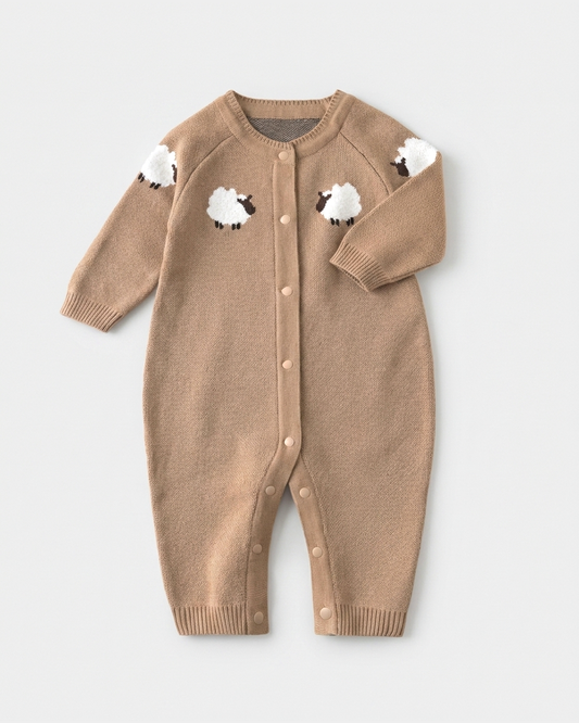 Little Lamb Knit Romper