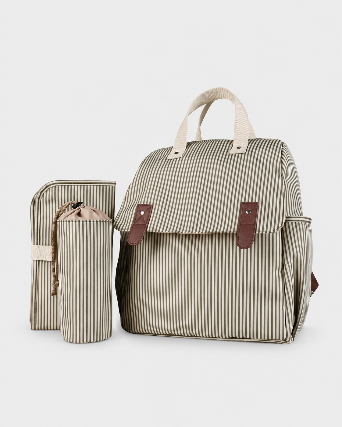 Striped Changing Backpack Set