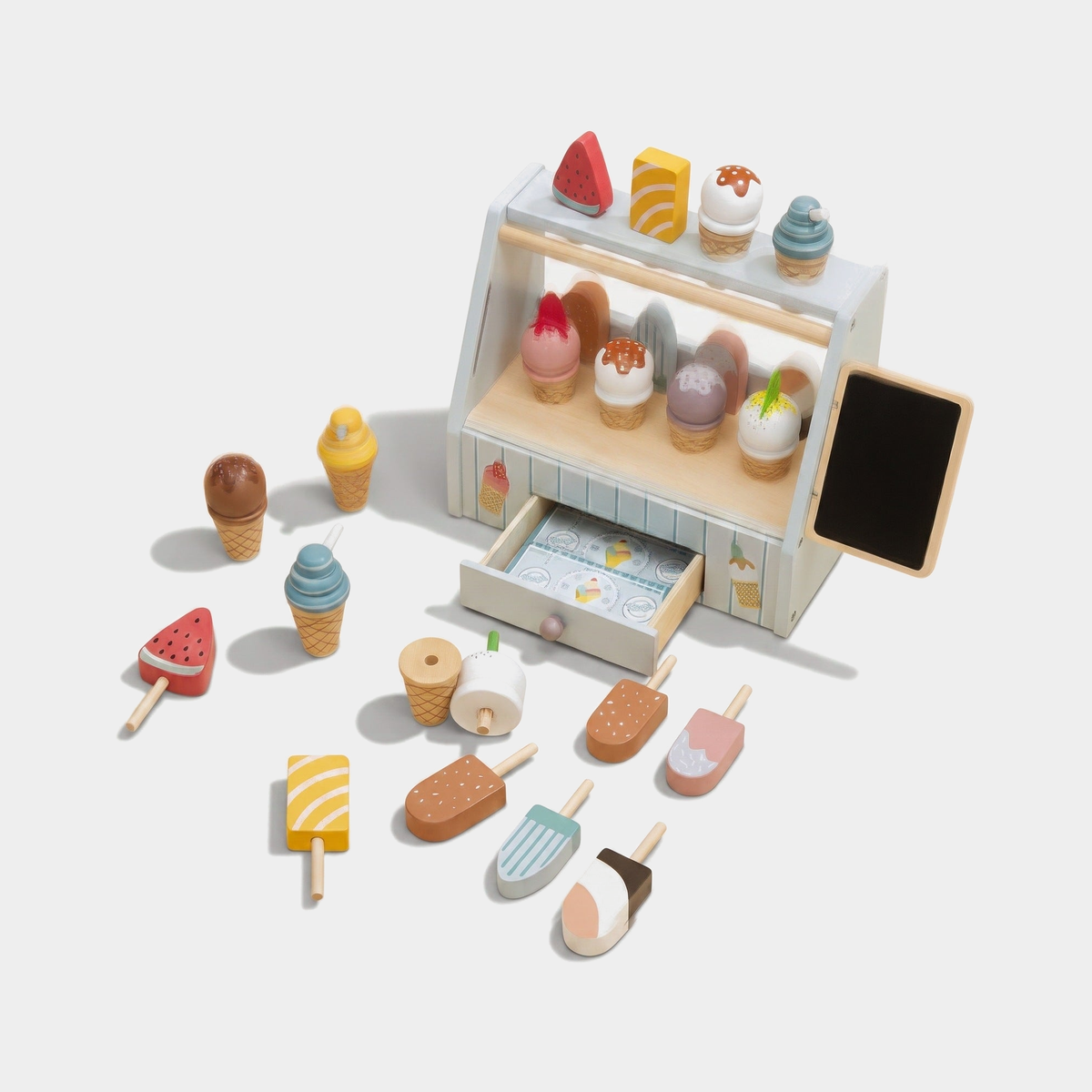 Wooden Ice Cream Shop