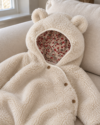 Teddy Hooded Jumpsuit