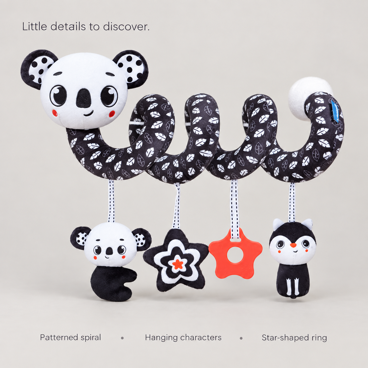 Black & White Spiral Toy