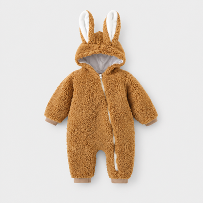 Bunny Ear Fleece Romper