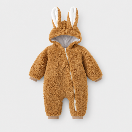 Bunny Ear Fleece Romper