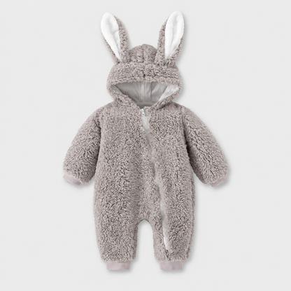 Bunny Ear Fleece Romper
