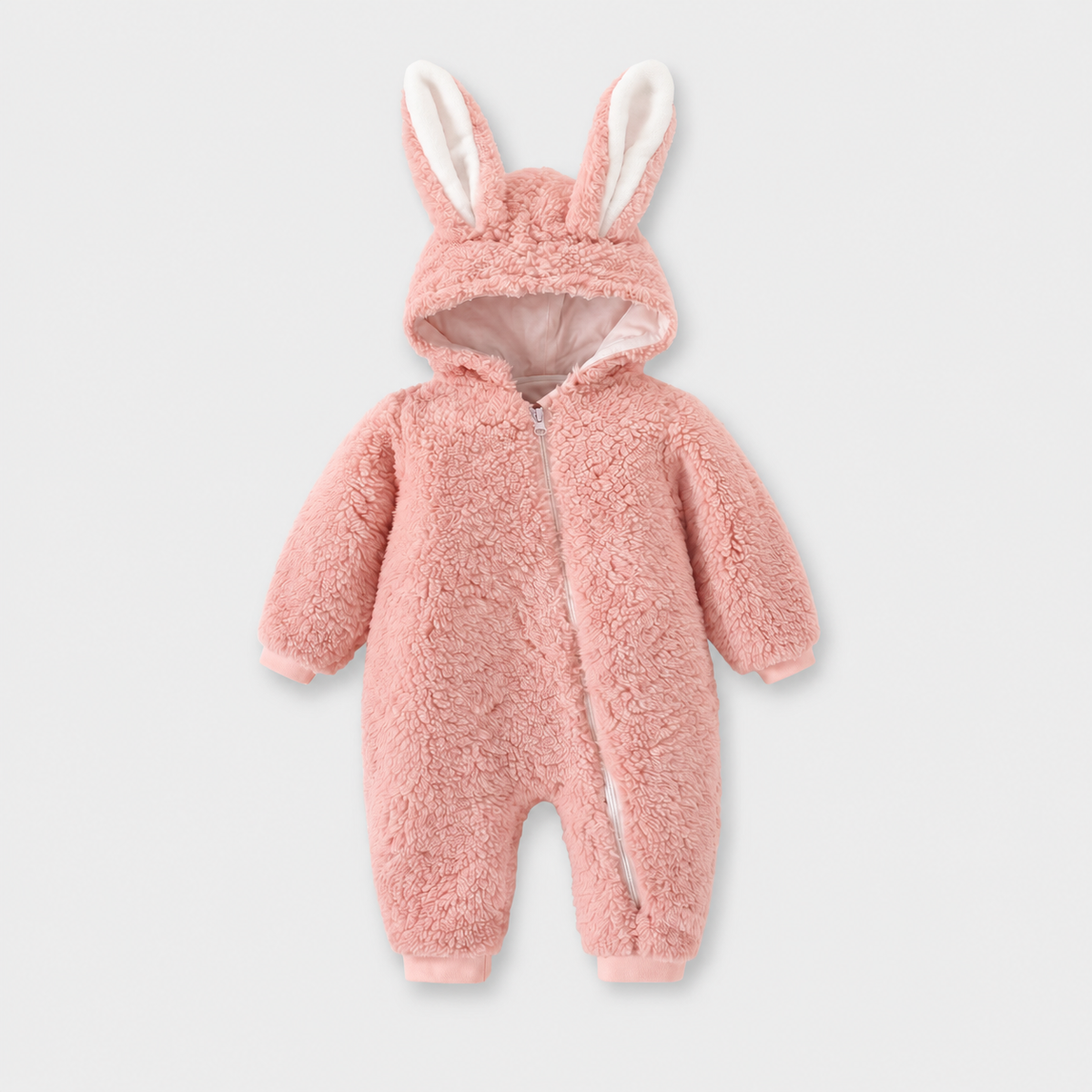 Bunny Ear Fleece Romper