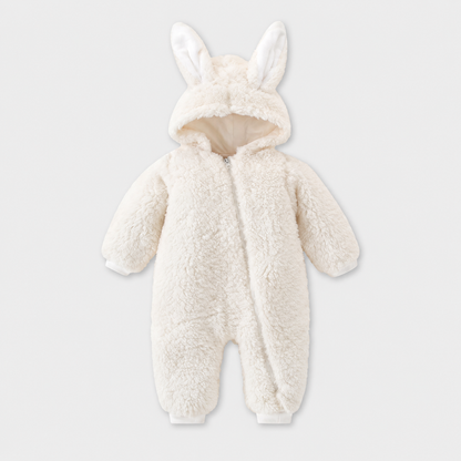 Bunny Ear Fleece Romper